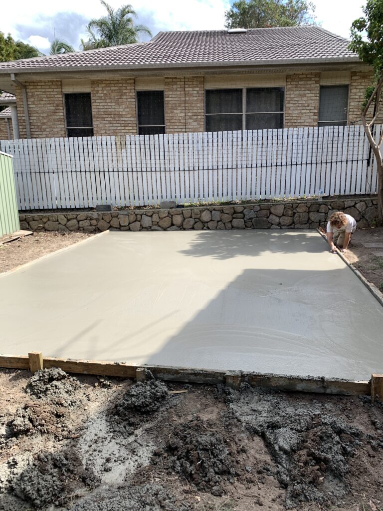 slab for home basketball court