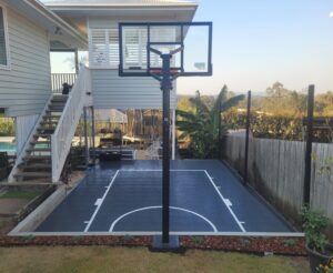 install cheap basketball court tiles