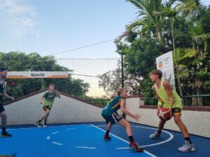 outdoor basketball court tiles