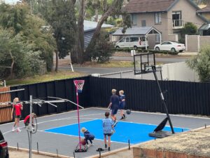 how to build an outdoor basketball court