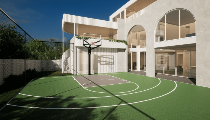 buy outdoor basketball court brisbane